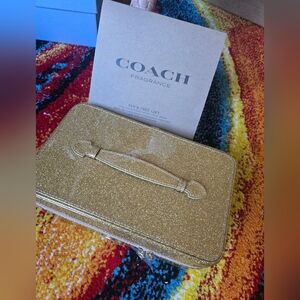 Coach Gold Glittery Vanity Kit